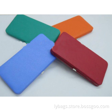 Colorfull Flat Wallet in PU Leather